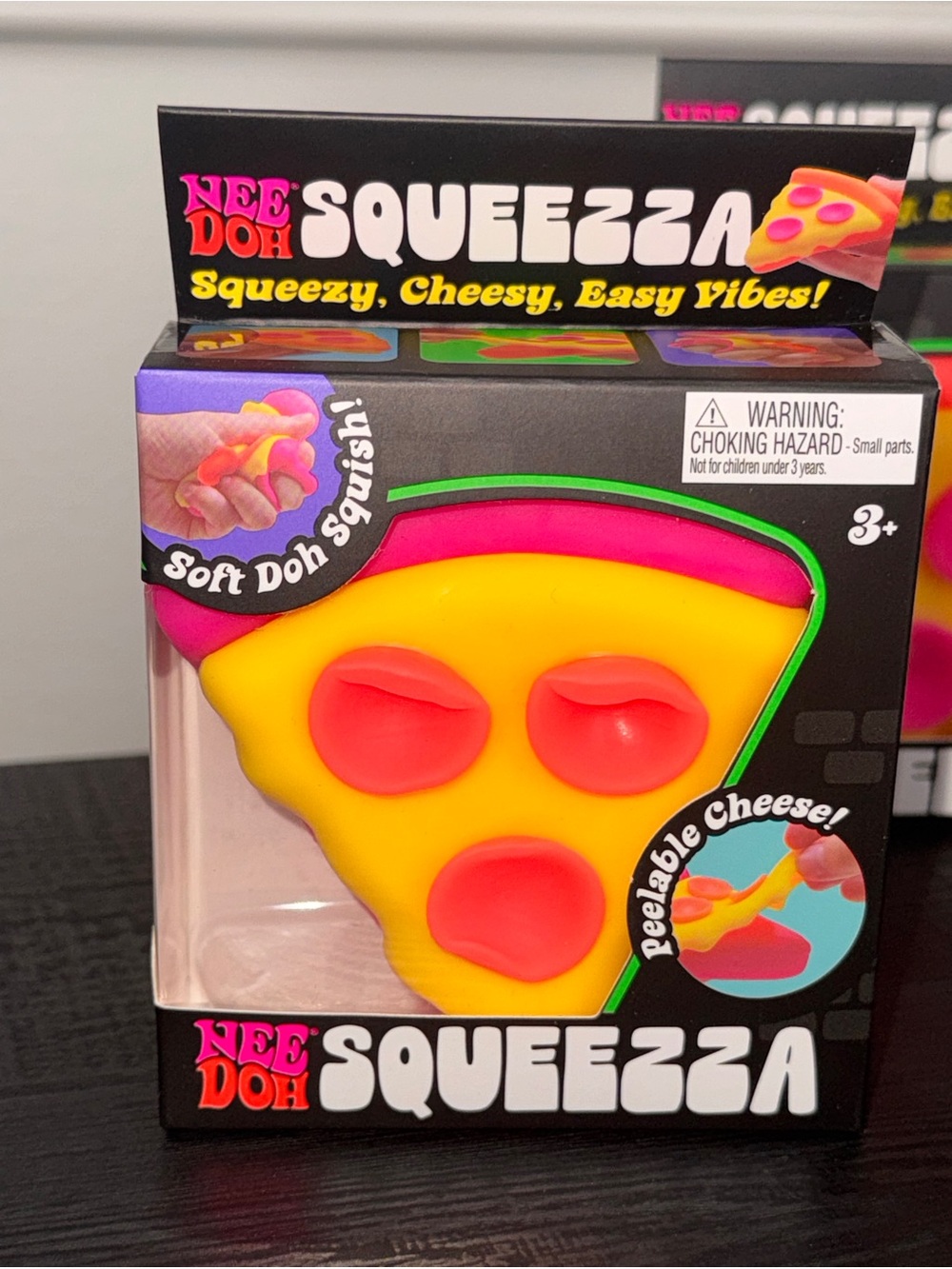 NeeDoh pizza Squeezza squishy, new, authentic